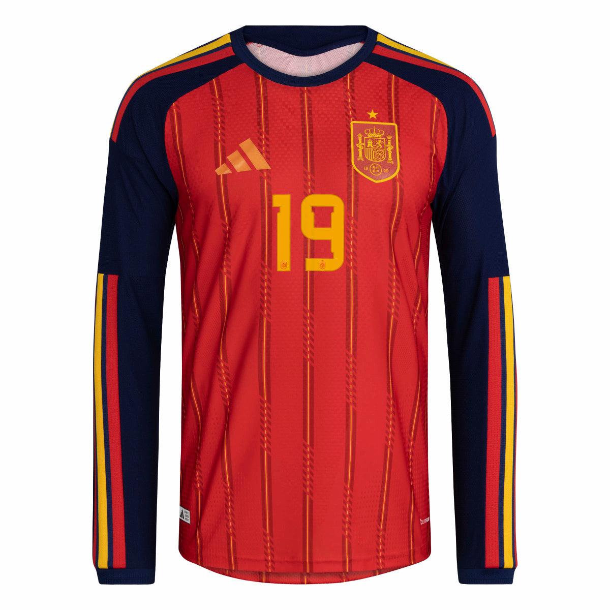 adidas Men's Spain 26 Home Authentic Long Sleeve Jersey-6