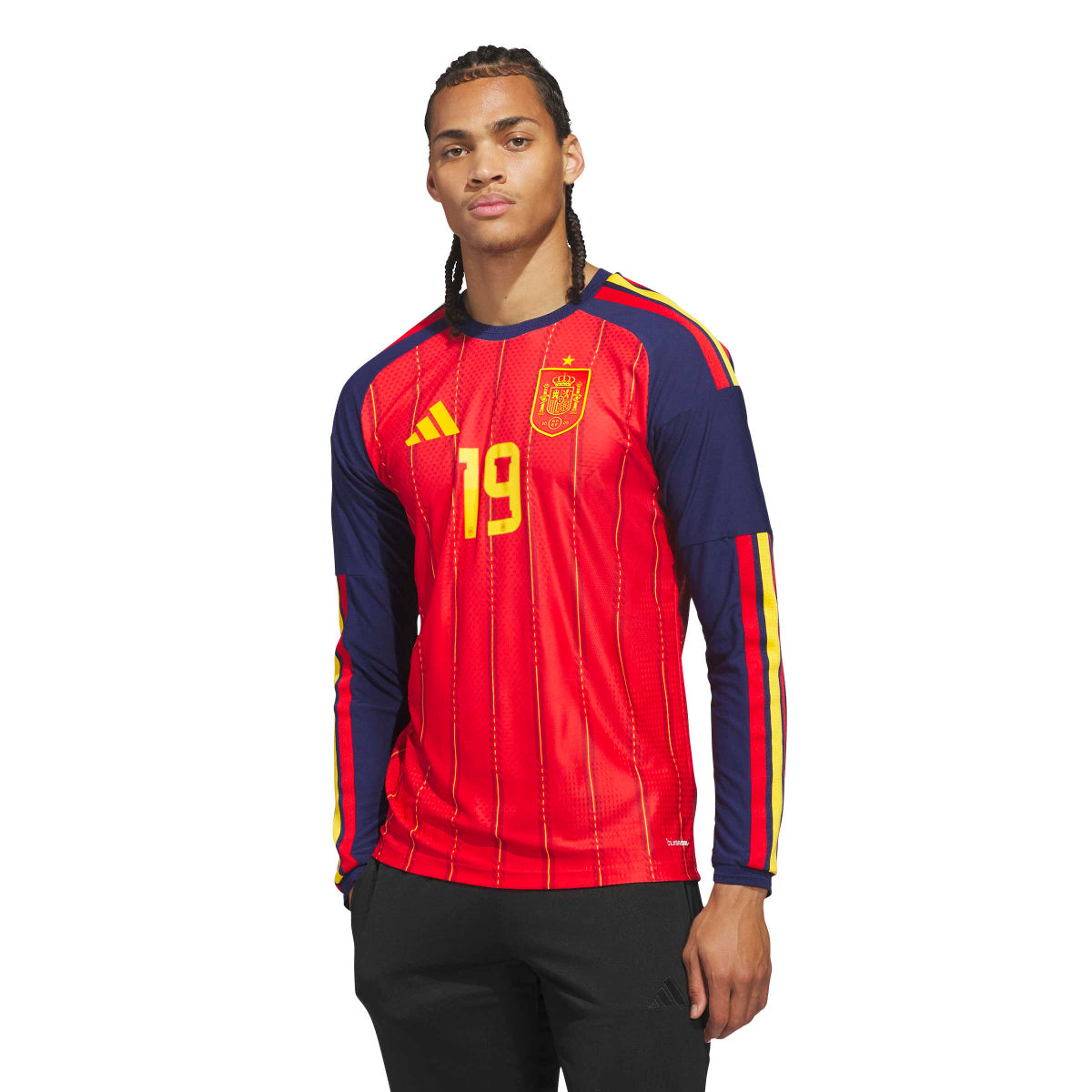 adidas Men's Spain 26 Home Authentic Long Sleeve Jersey-5