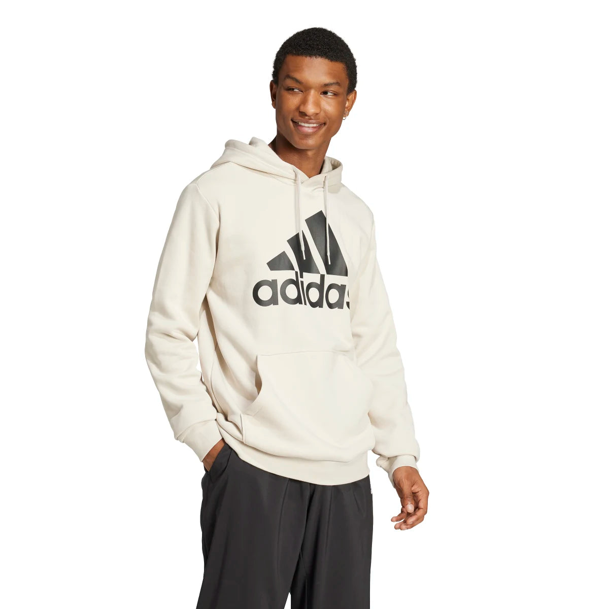 adidas Men's Essentials Fleece Big Logo Hoodie Mens Apparel Sweatshirts & Fleece