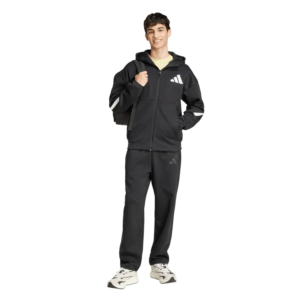 adidas Men's Z.N.E. Full-Zip Hooded Track Jacket Mens Apparel Jackets & Vests
