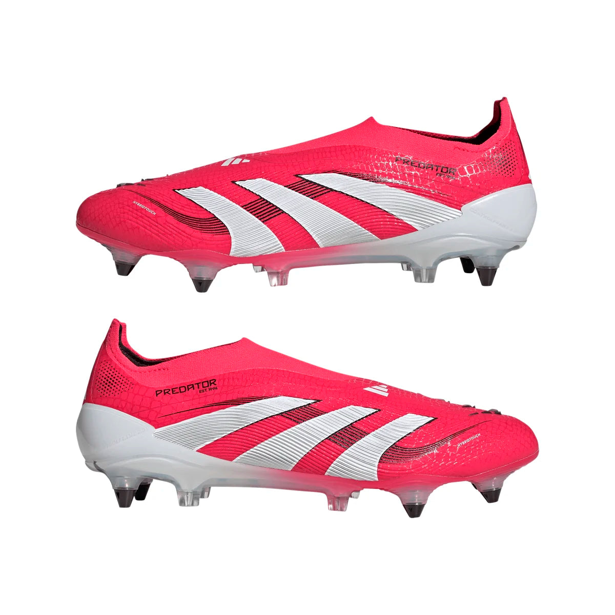 adidas Men's Predator Elite Laceless Soft Ground Soccer Cleats Soccer Footwear Adult