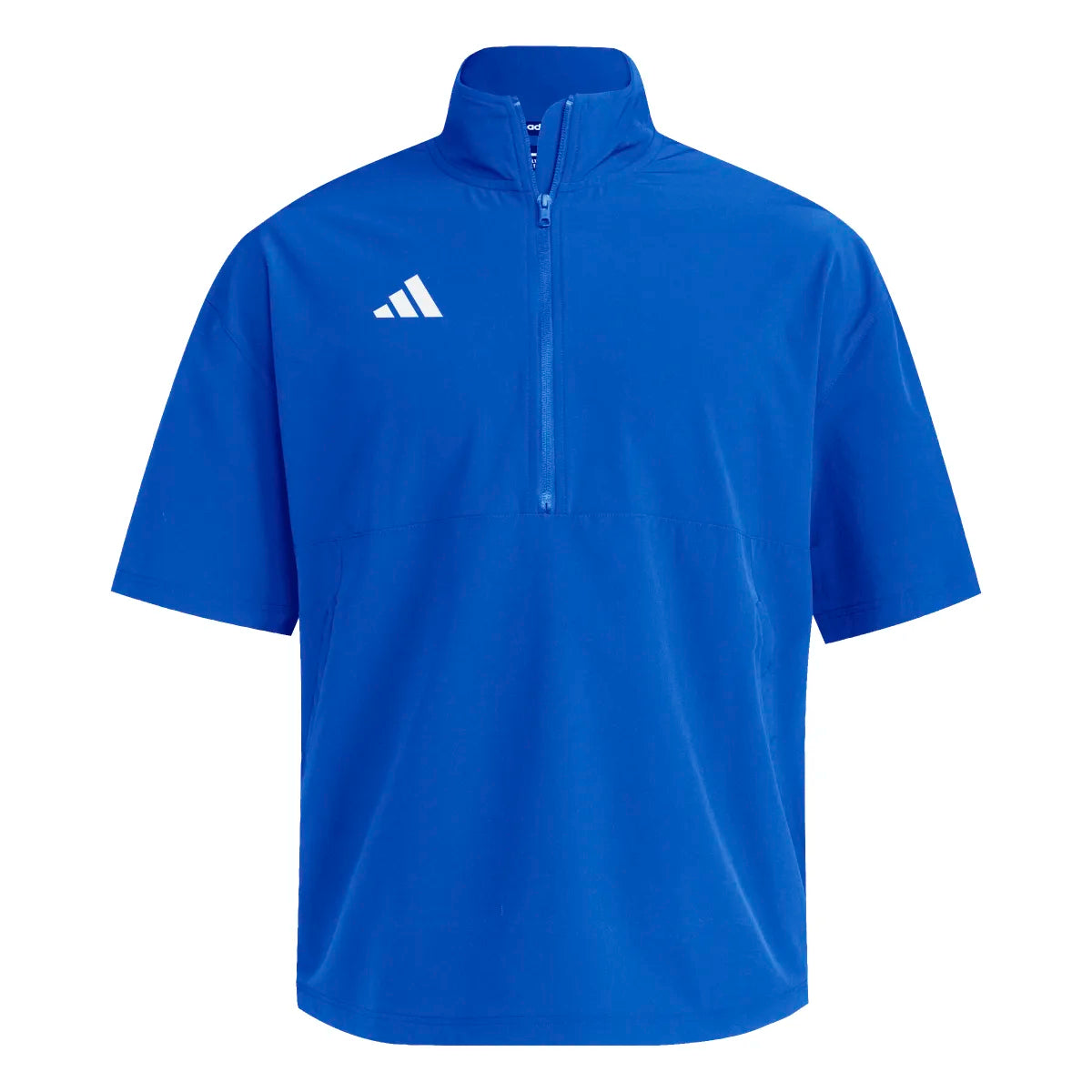 adidas Men's Quarter Zip Woven Short Sleeve Jacket Tall Mens Apparel Jackets & Vests