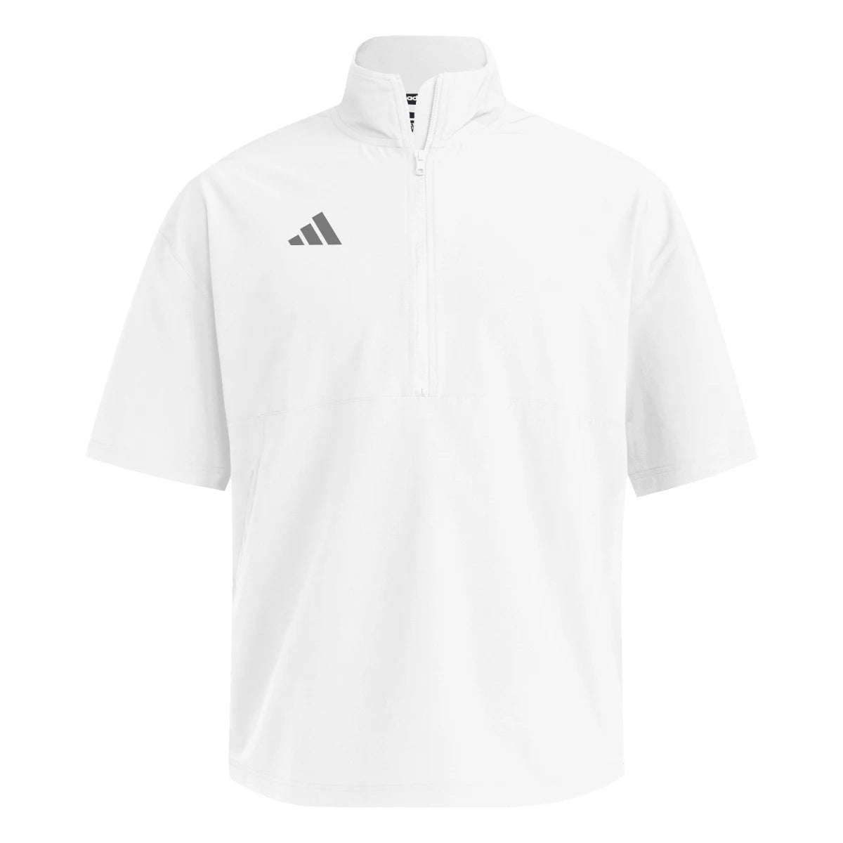 adidas Men's Quarter Zip Woven Short Sleeve Jacket Tall Mens Apparel Jackets & Vests