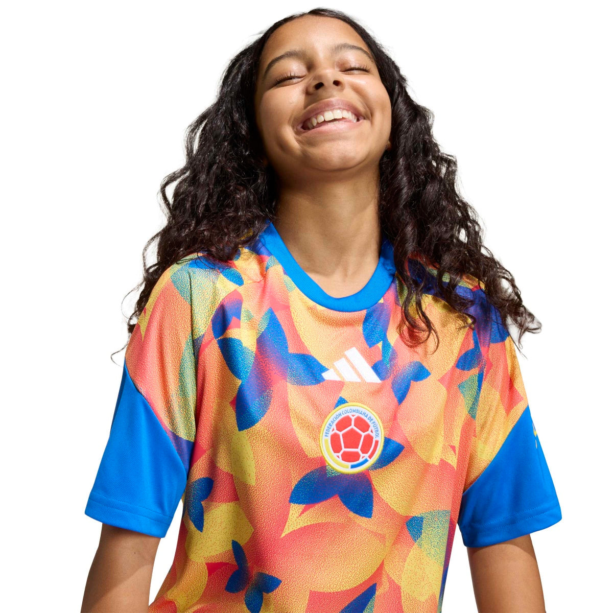 adidas Youth Colombia 26 Home Pre Match Jersey-4
