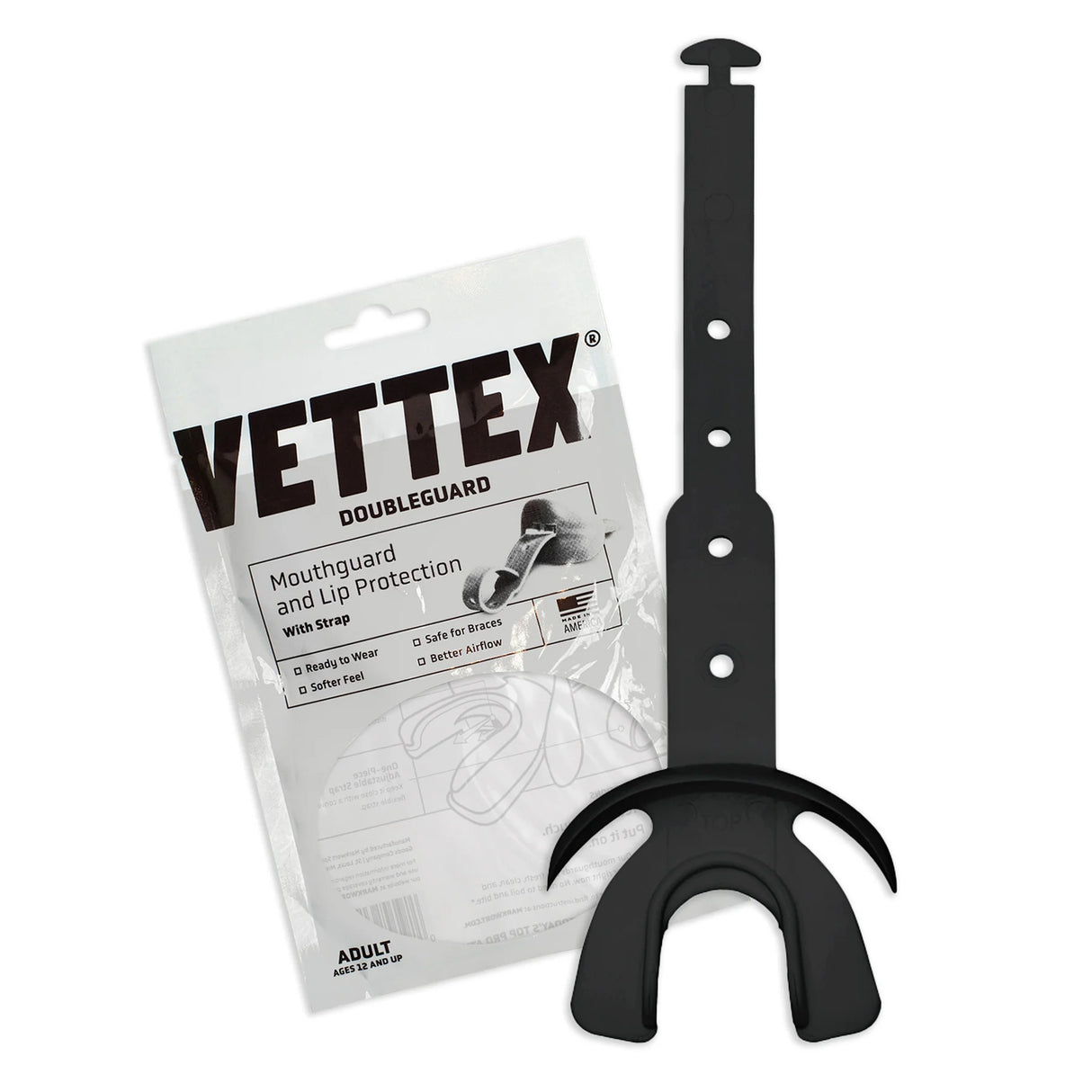 Vettex Adult Doubleguard Mouthguard with Lip Protection-10