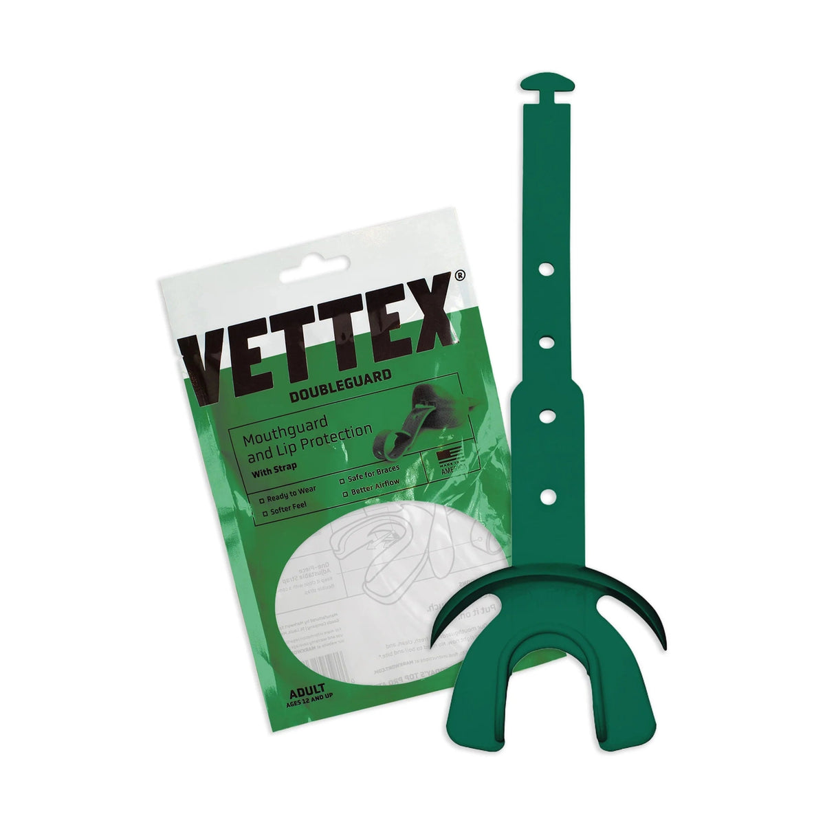 Vettex Adult Doubleguard Mouthguard with Lip Protection-22
