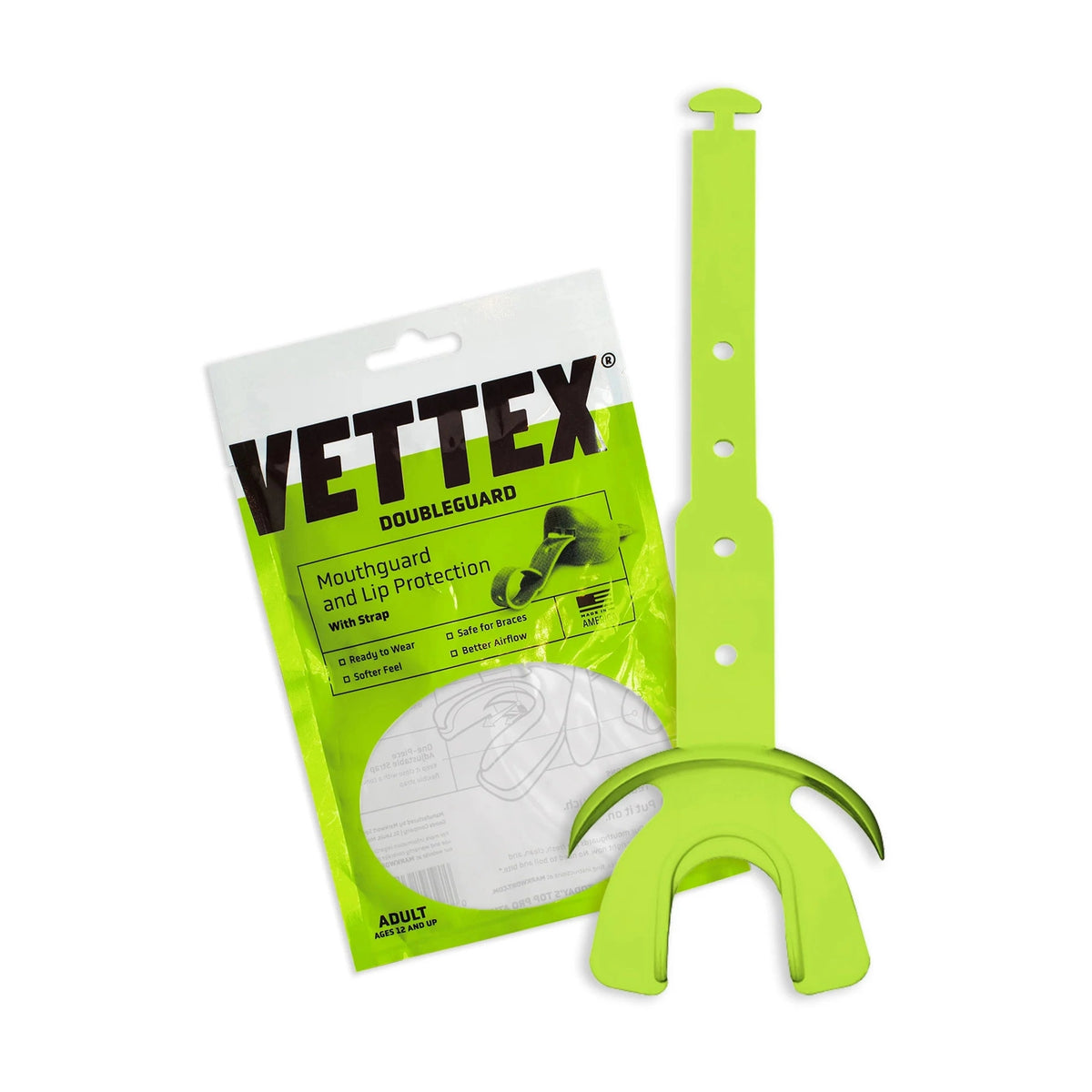 Vettex Adult Doubleguard Mouthguard with Lip Protection-34