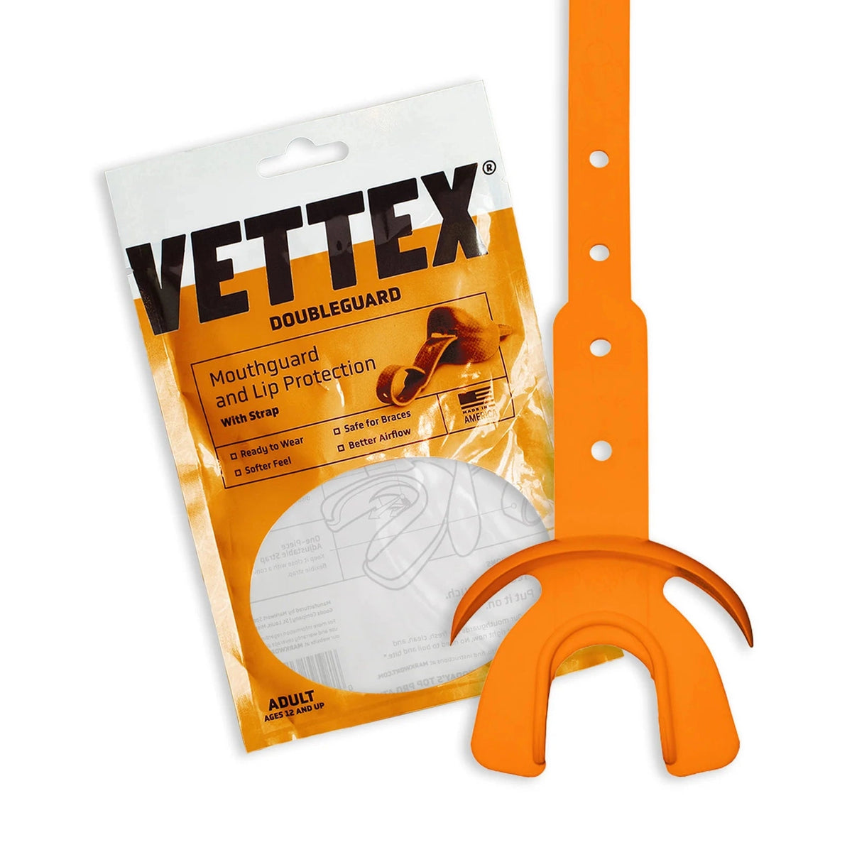 Vettex Adult Doubleguard Mouthguard with Lip Protection-46