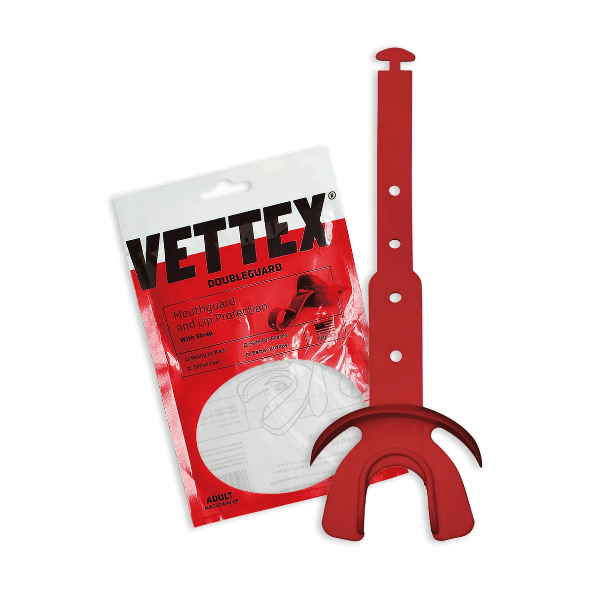 Vettex Adult Doubleguard Mouthguard with Lip Protection-55