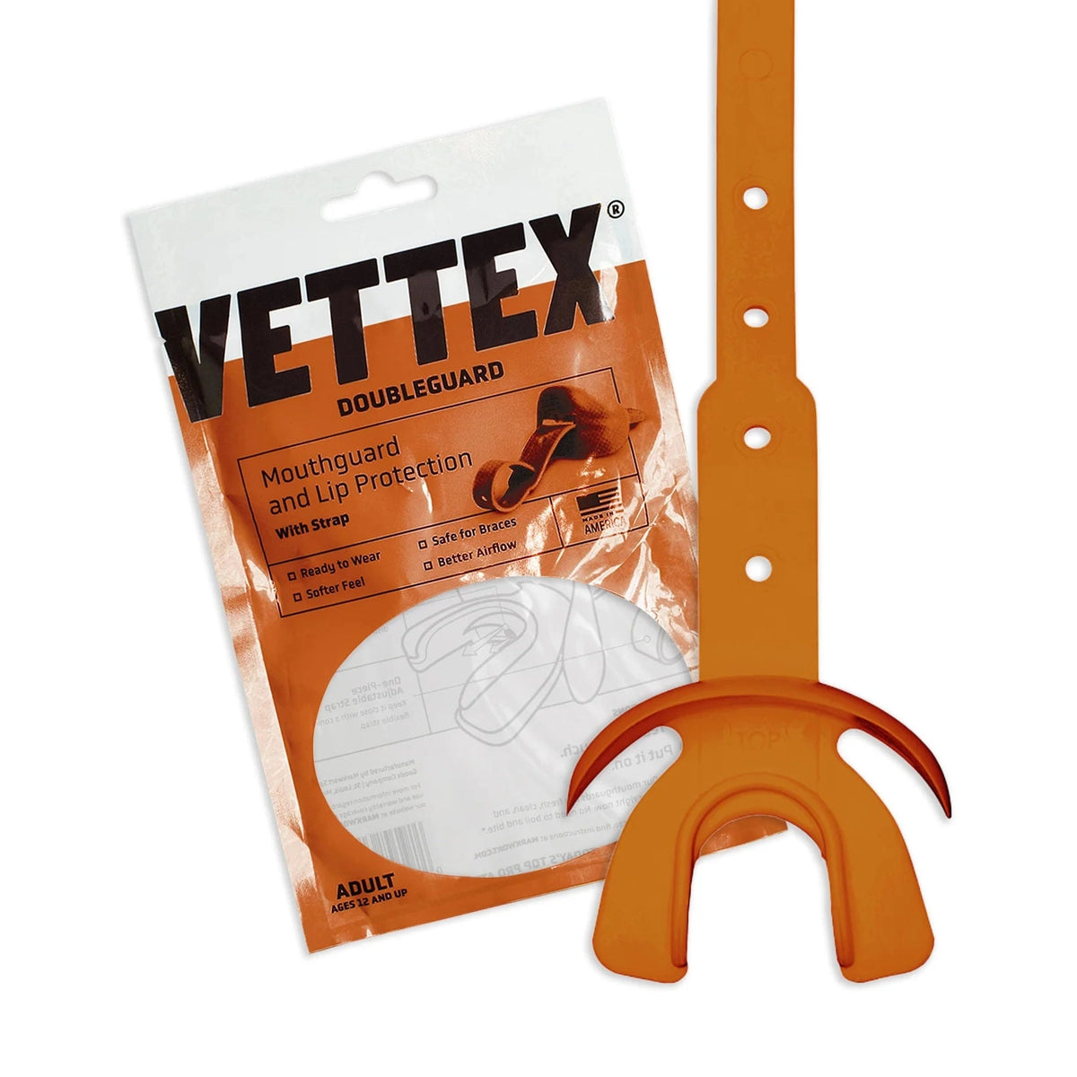 Vettex Adult Doubleguard Mouthguard with Lip Protection-58