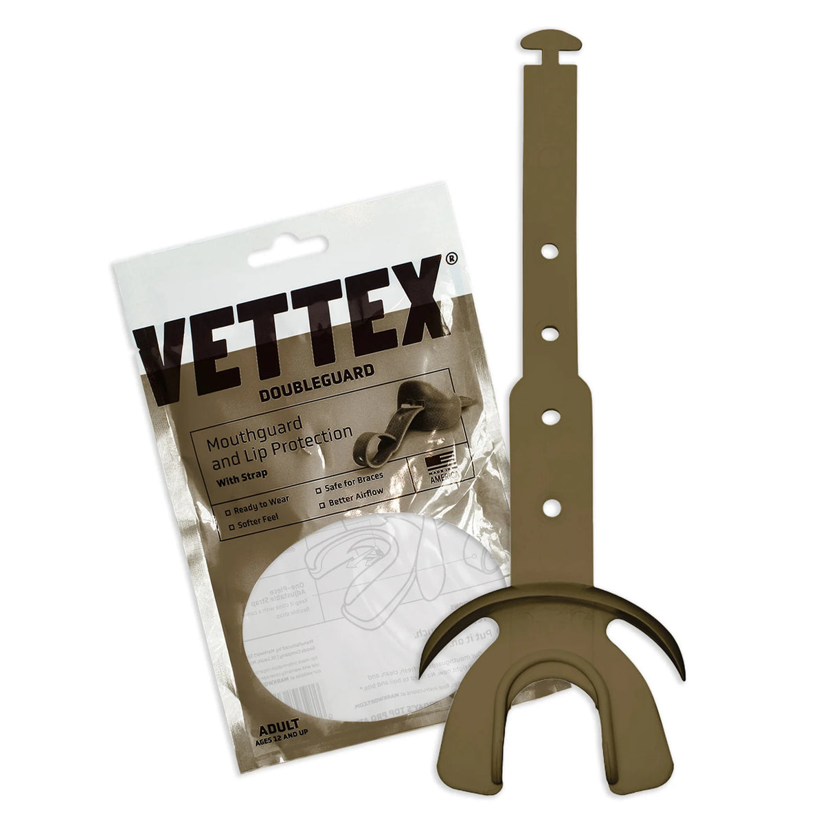 Vettex Adult Doubleguard Mouthguard with Lip Protection-64
