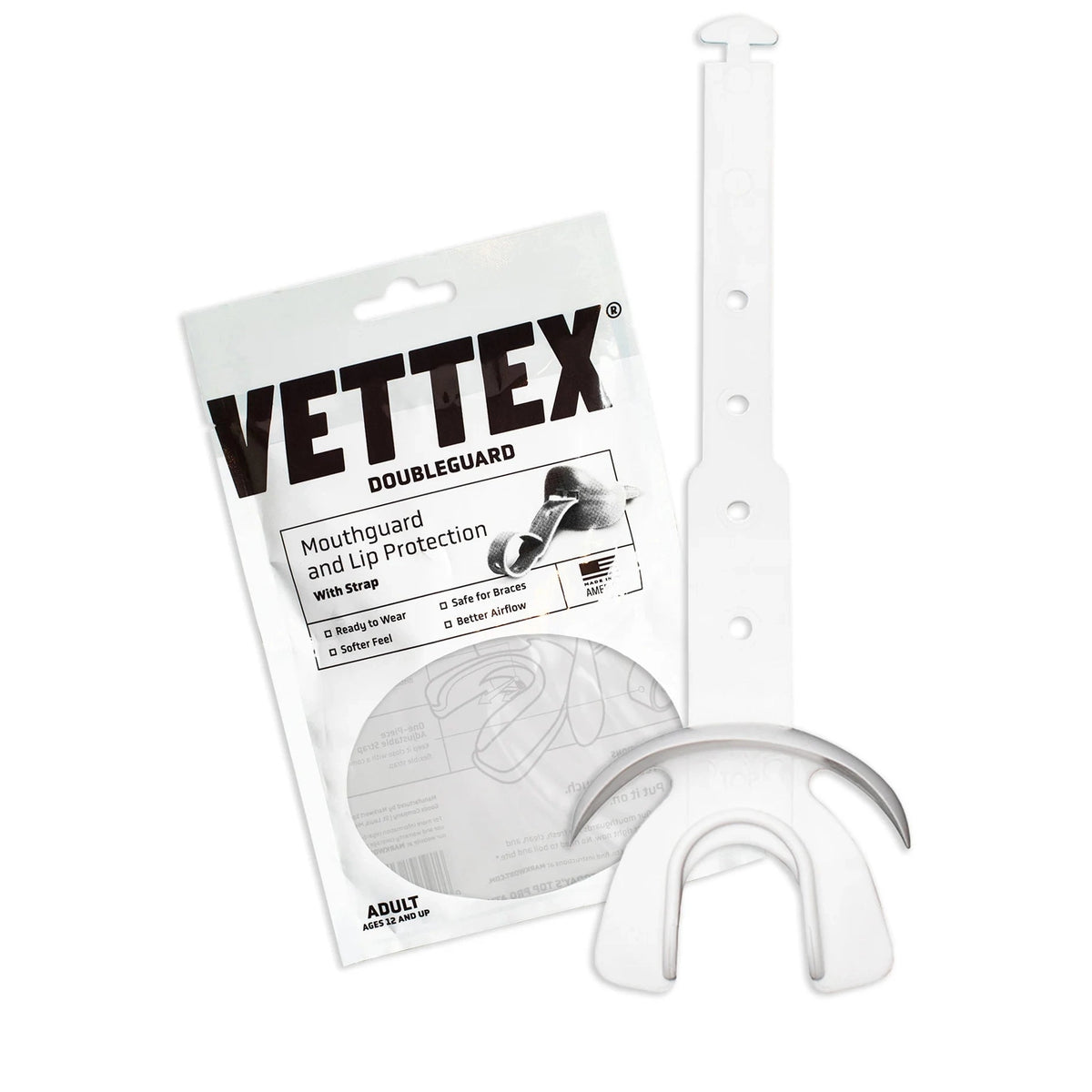 Vettex Adult Doubleguard Mouthguard with Lip Protection-67