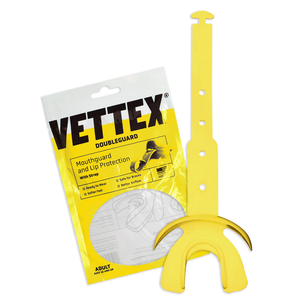 Vettex Adult Doubleguard Mouthguard with Lip Protection-70