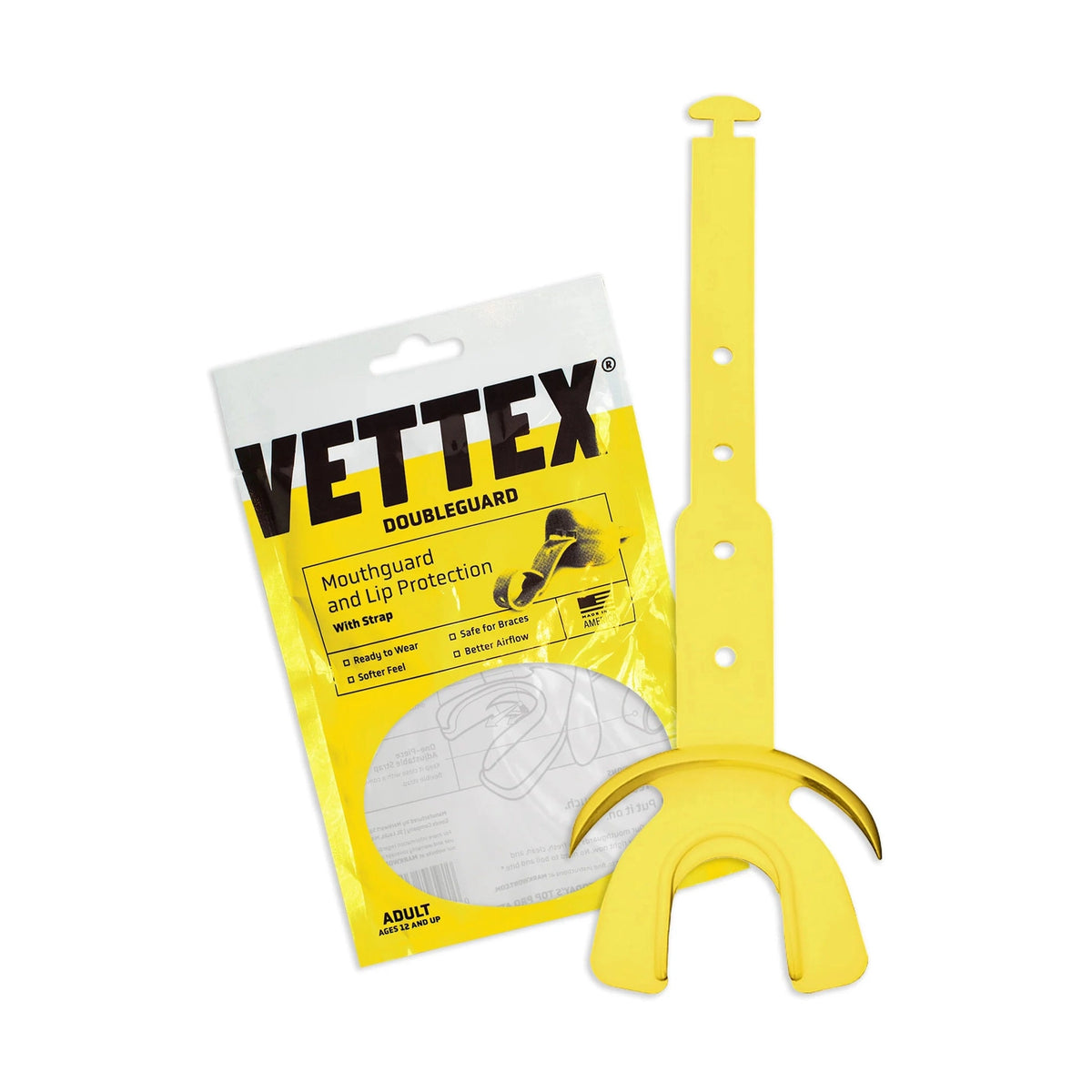 Vettex Adult Doubleguard Mouthguard with Lip Protection-70