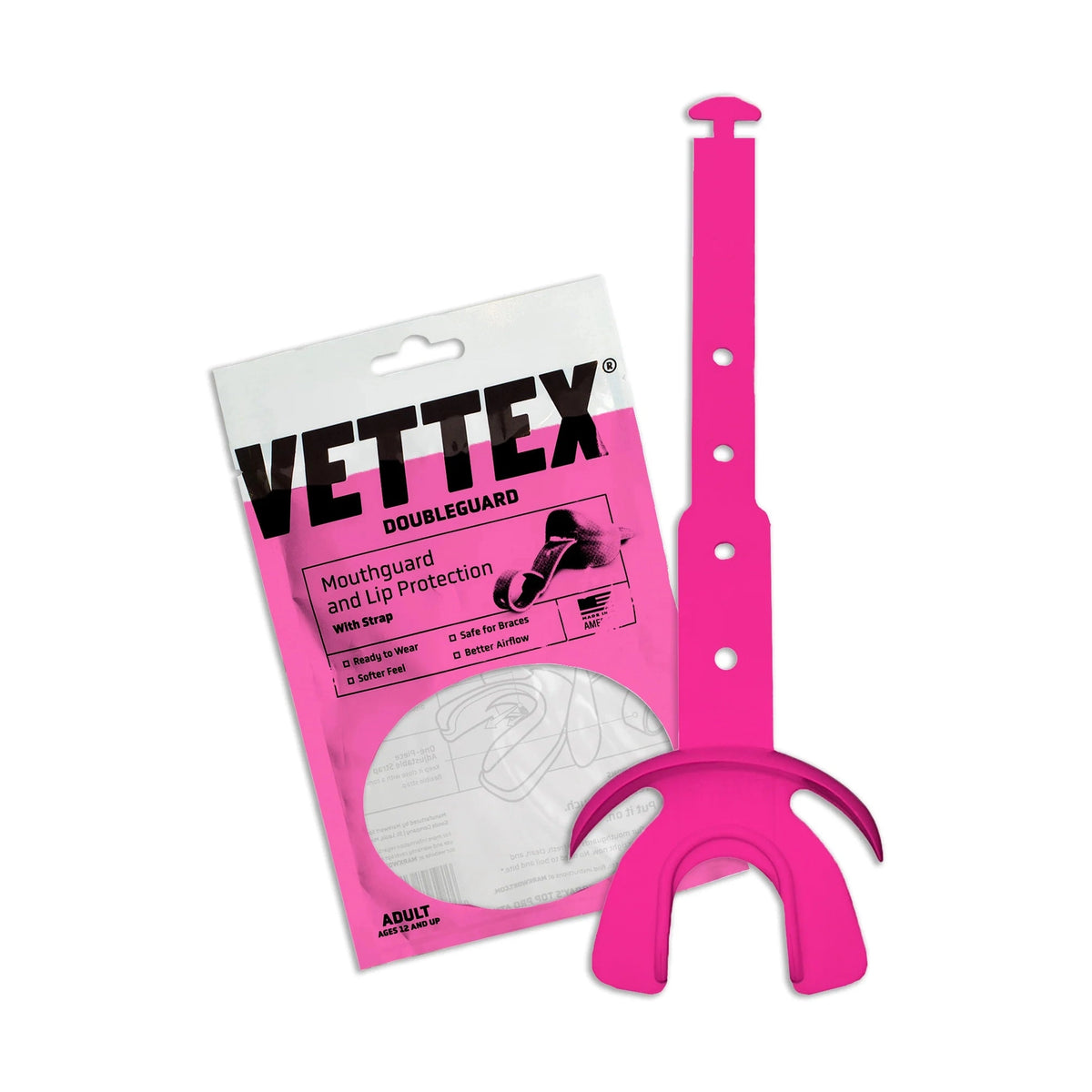 Vettex Adult Doubleguard Mouthguard with Lip Protection