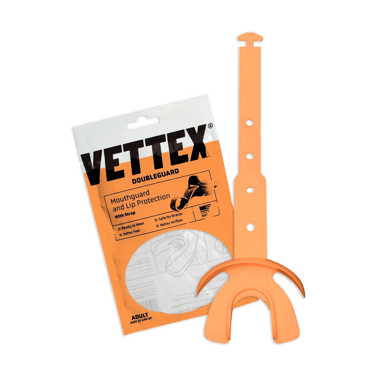 Vettex Adult Doubleguard Mouthguard with Lip Protection