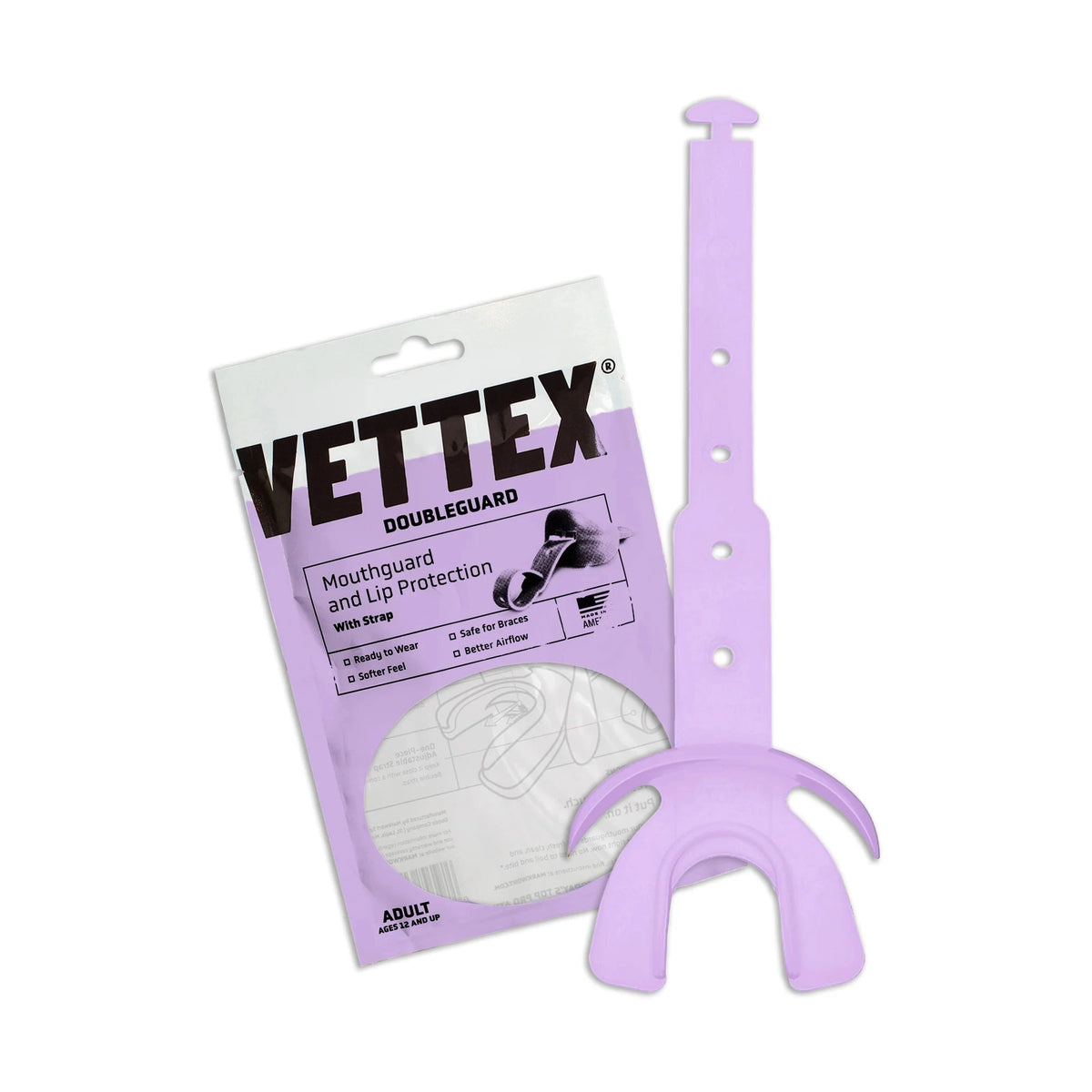 Vettex Adult Doubleguard Mouthguard with Lip Protection