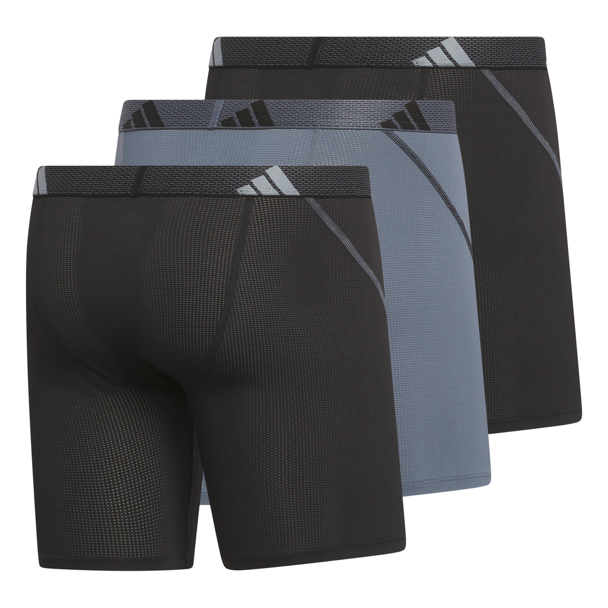 adidas Men's Performance Mesh Big & Tall 3-Pack Boxer Brief-3