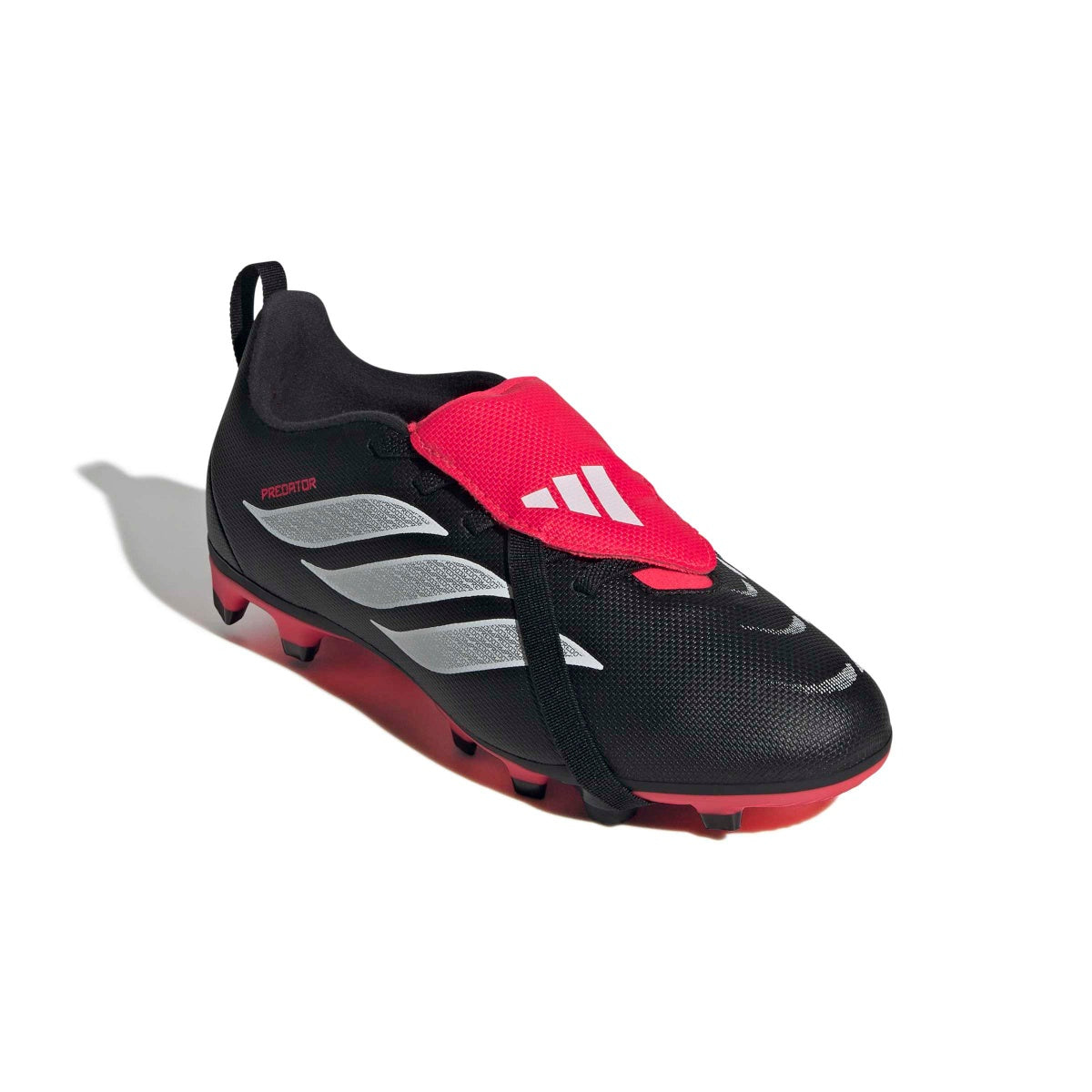 adidas Youth Predator Club Fold-Over Tongue Elastic Laces Firm/Multi Ground Soccer Cleats-5