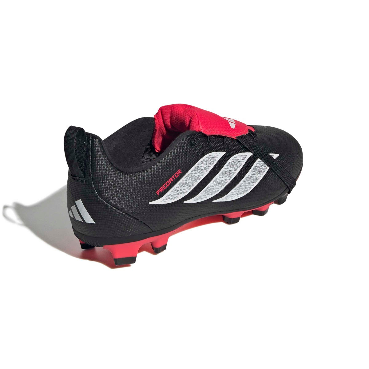 adidas Youth Predator Club Fold-Over Tongue Elastic Laces Firm/Multi Ground Soccer Cleats-6