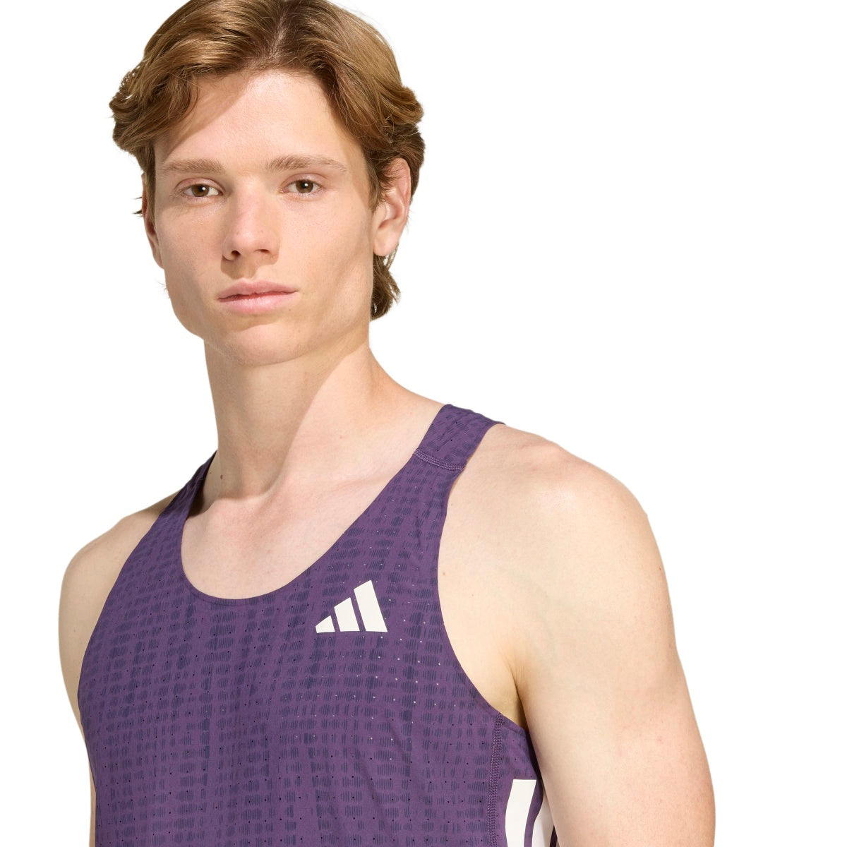 adidas Men's Adizero Running Singlet-5
