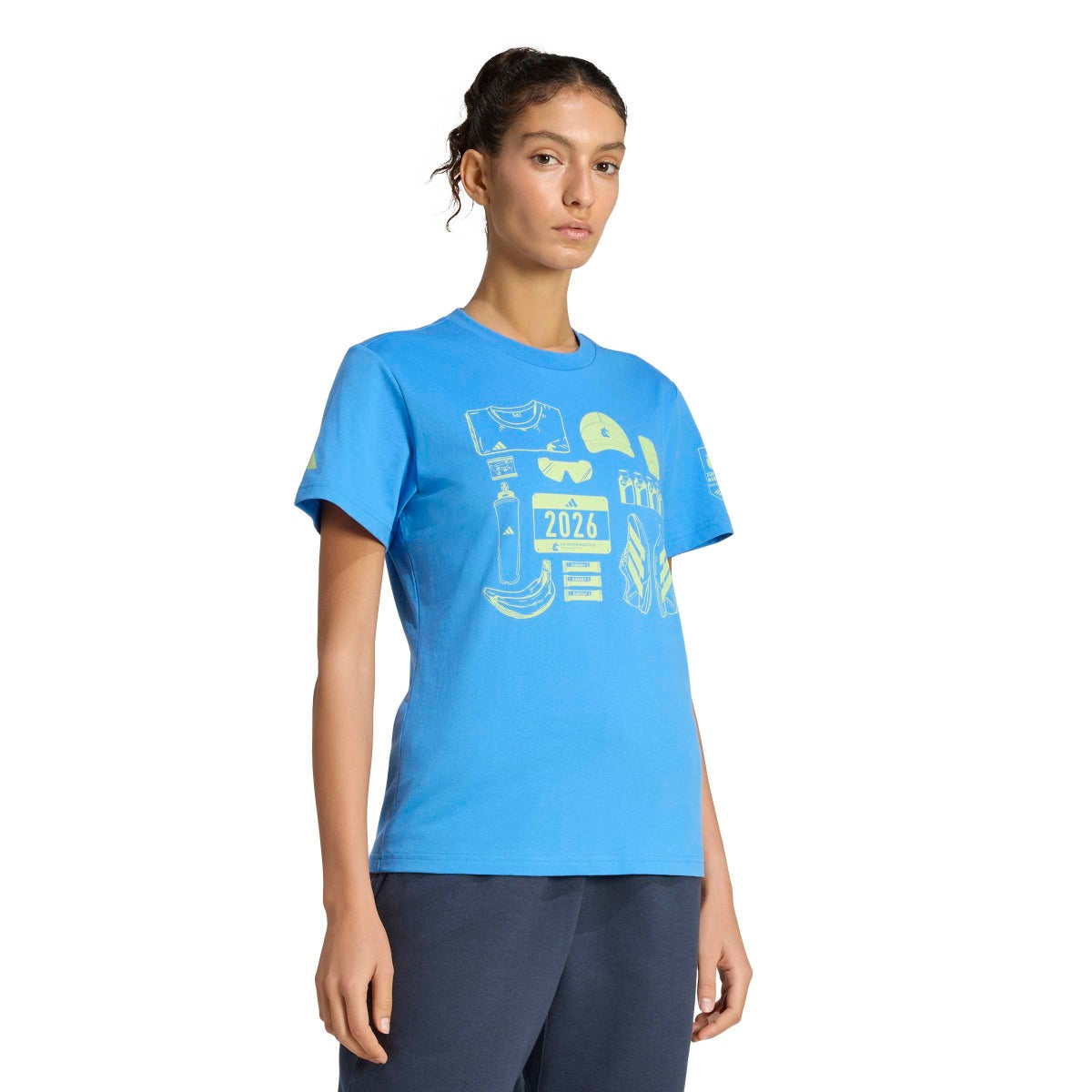 adidas Women's Boston Marathon 2026 Bus Tee-1