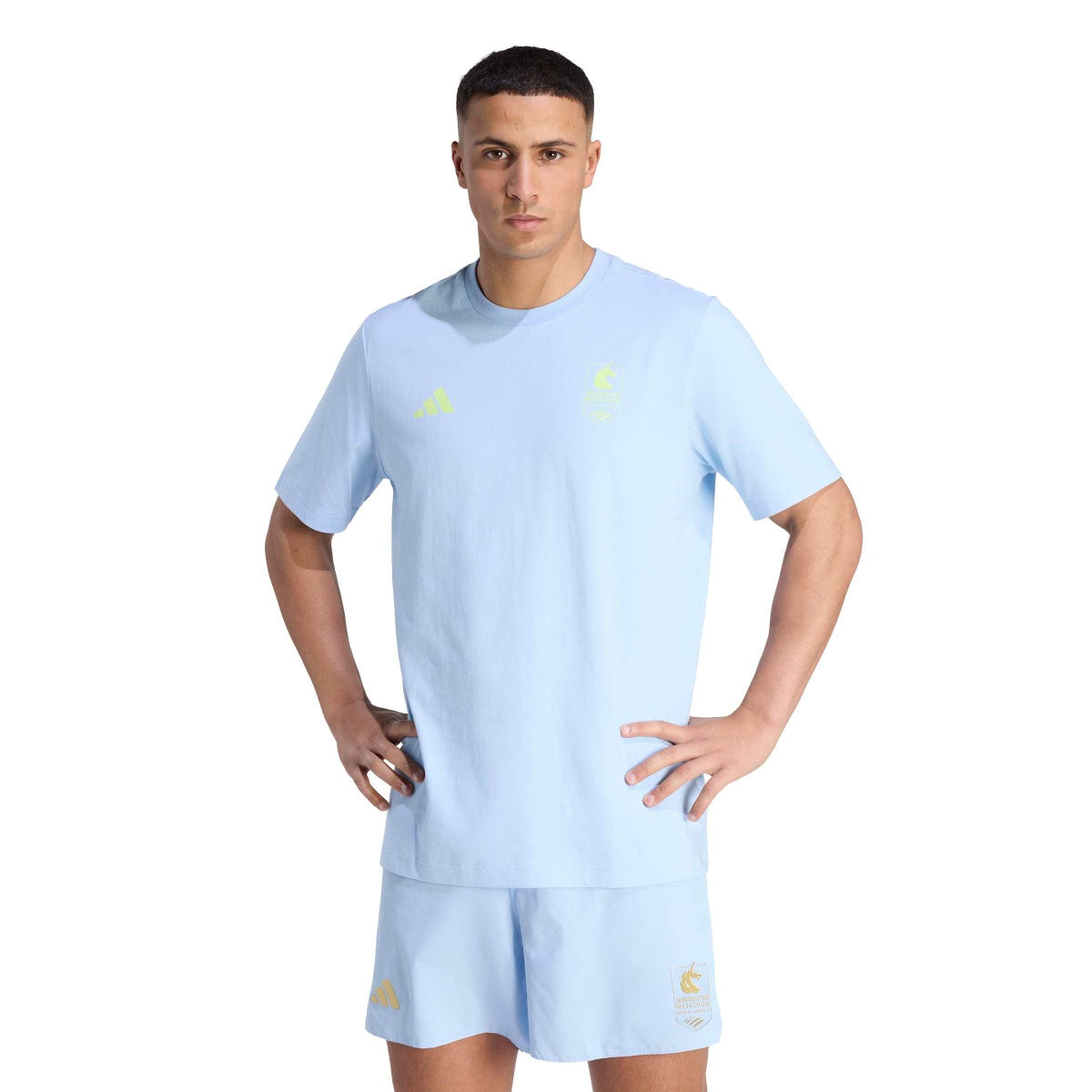 adidas Men's Boston Marathon 2026 Retro Short Sleeve T-Shirt-1