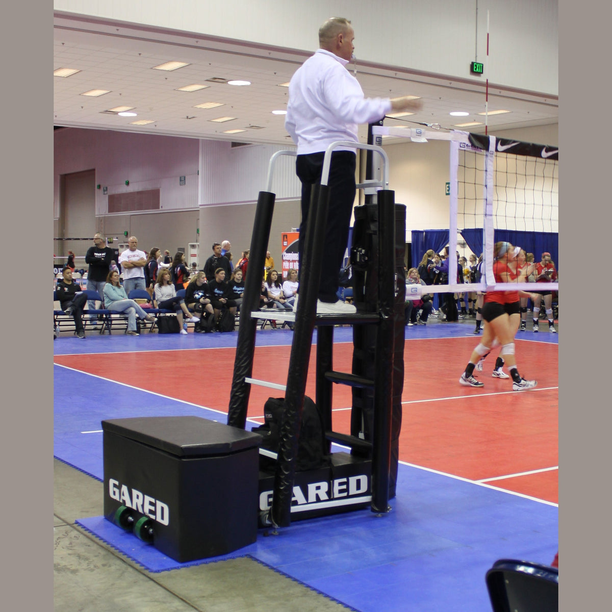 Gared GoCourt Jr One-Court Base Portable Volleyball System with Wheels-2