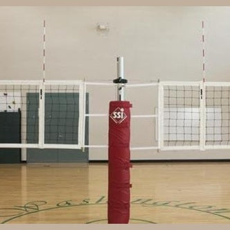 Gared Rallyline Scholastic Aluminum Multi-Sport Two-Court Volleyball System