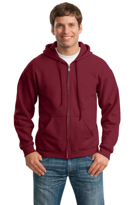 Gildan Men's Heavy Blend Full-Zip Hooded Sweatshirt 18600 Mens Apparel Sweatshirts & Fleece