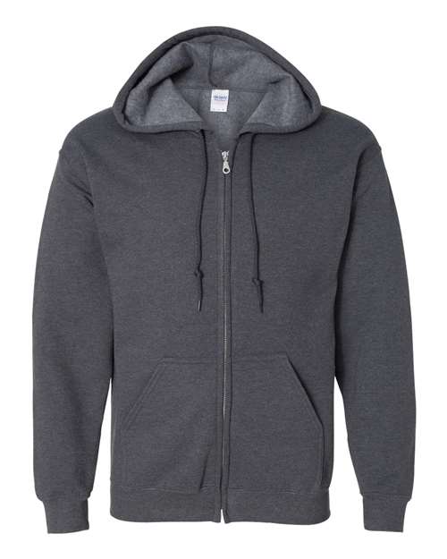 Gildan Men's Heavy Blend Full-Zip Hooded Sweatshirt 18600 Mens Apparel Sweatshirts & Fleece