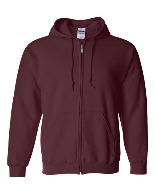 Gildan Men's Heavy Blend Full-Zip Hooded Sweatshirt 18600 Mens Apparel Sweatshirts & Fleece