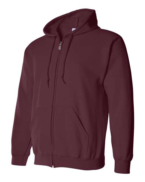 Gildan Men's Heavy Blend Full-Zip Hooded Sweatshirt 18600 Mens Apparel Sweatshirts & Fleece