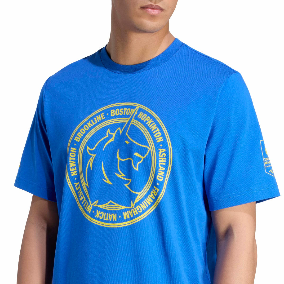 adidas Men's Boston Marathon 2026 Logo Graphic T-Shirt-4