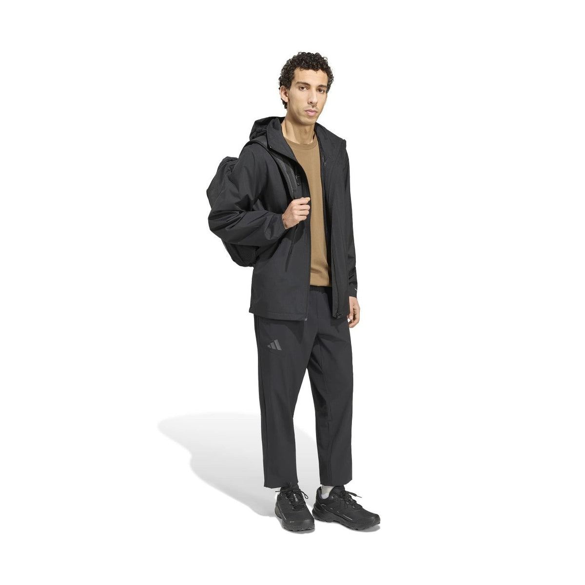 adidas Men's Terrex Multi Essentials 2 Layer Rain Jacket-3