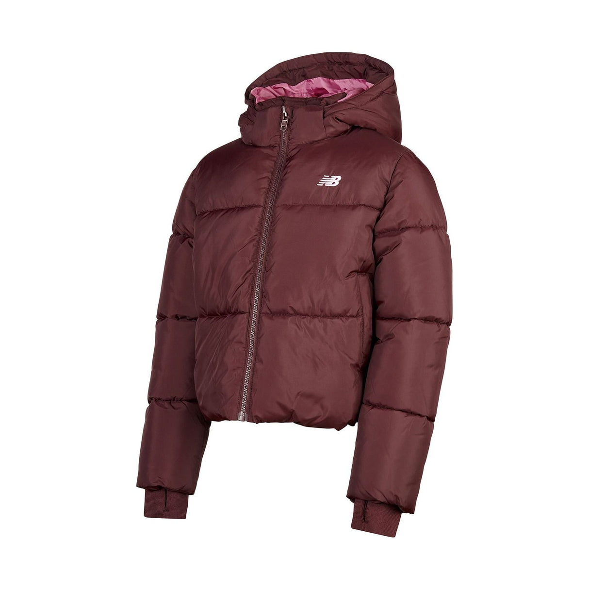 New Balance Girls' Wide Baffle Puffer Coat-2