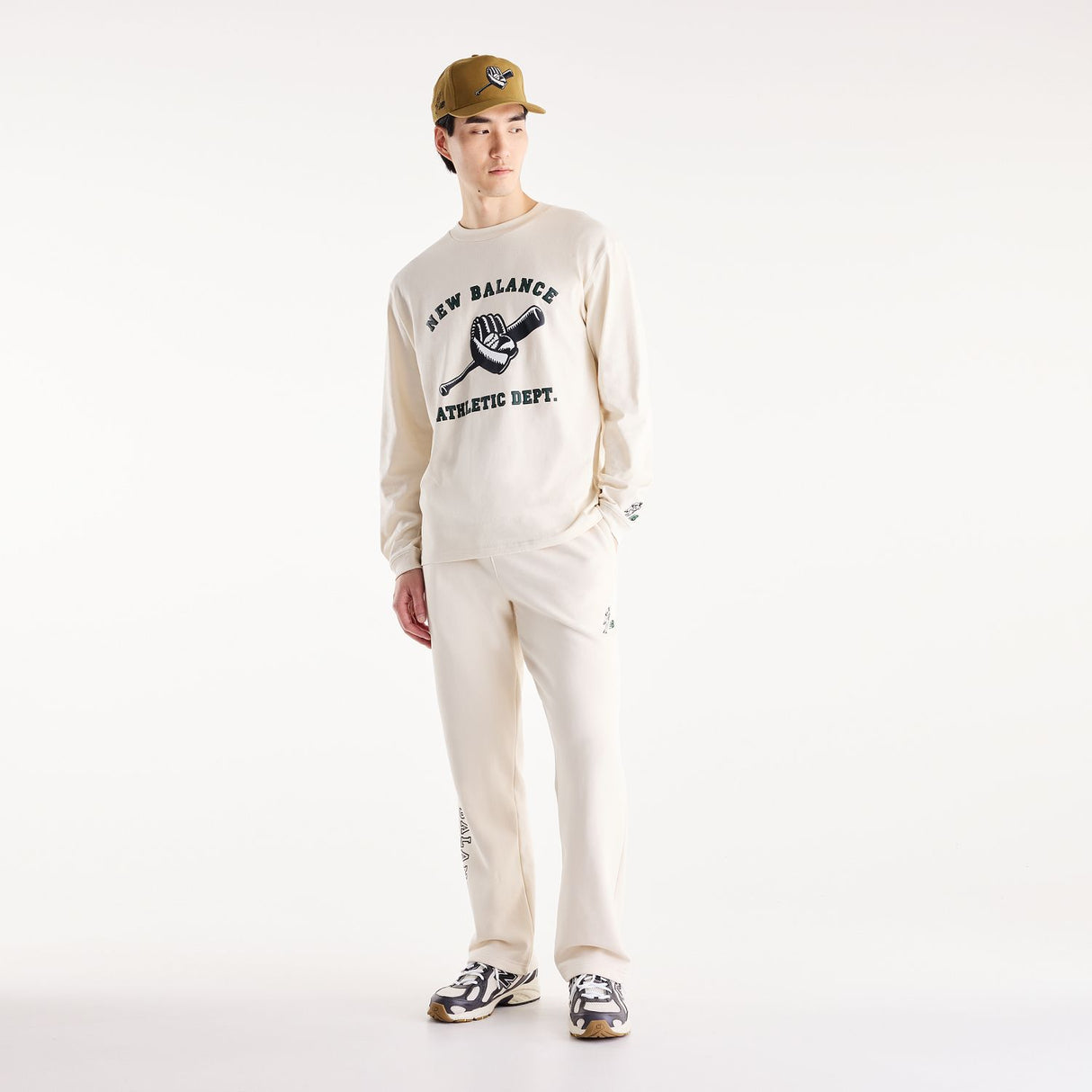New Balance Men's Shohei Long Sleeve Mitt & Bat T-Shirt-5