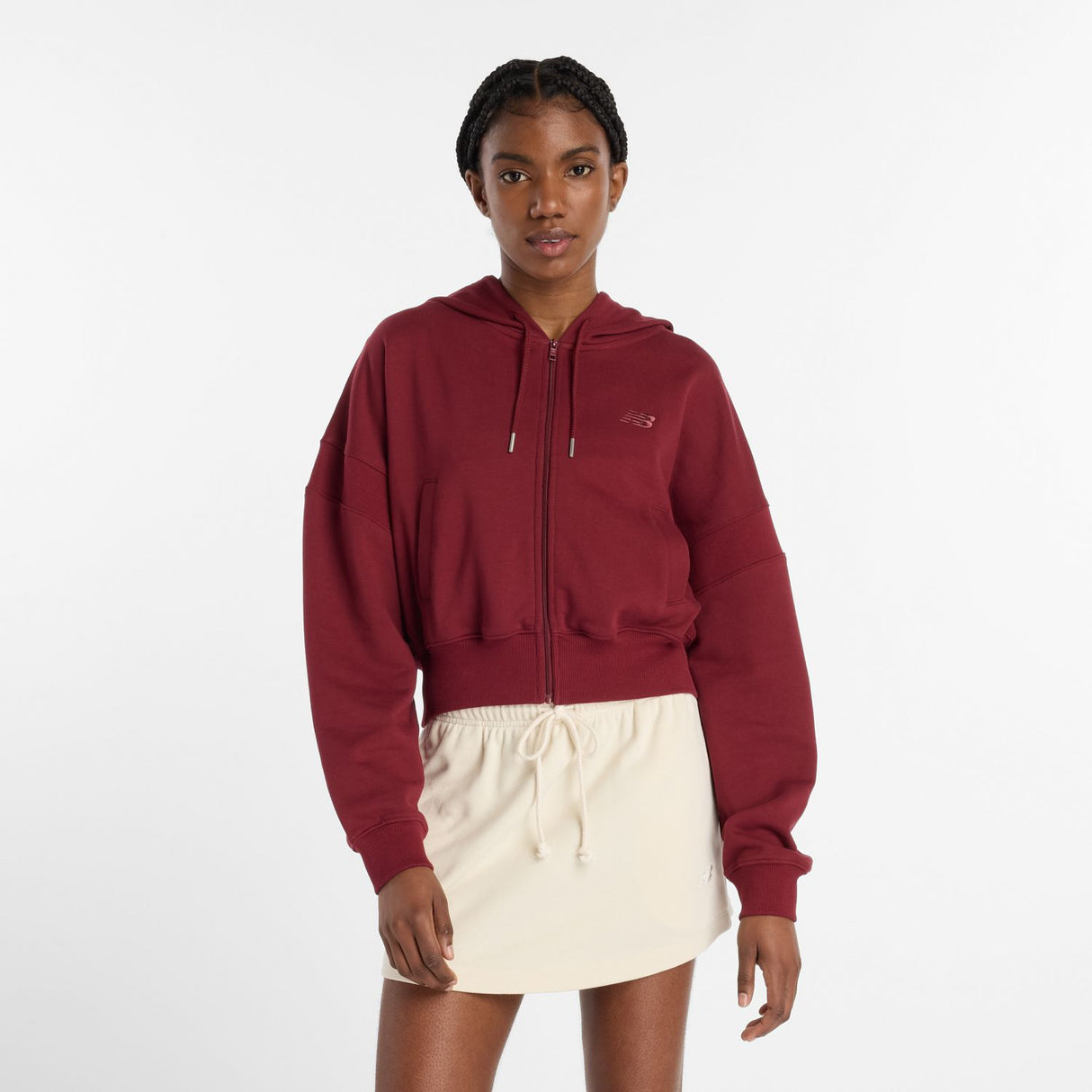 New Balance Women's French Terry Full Zip-1