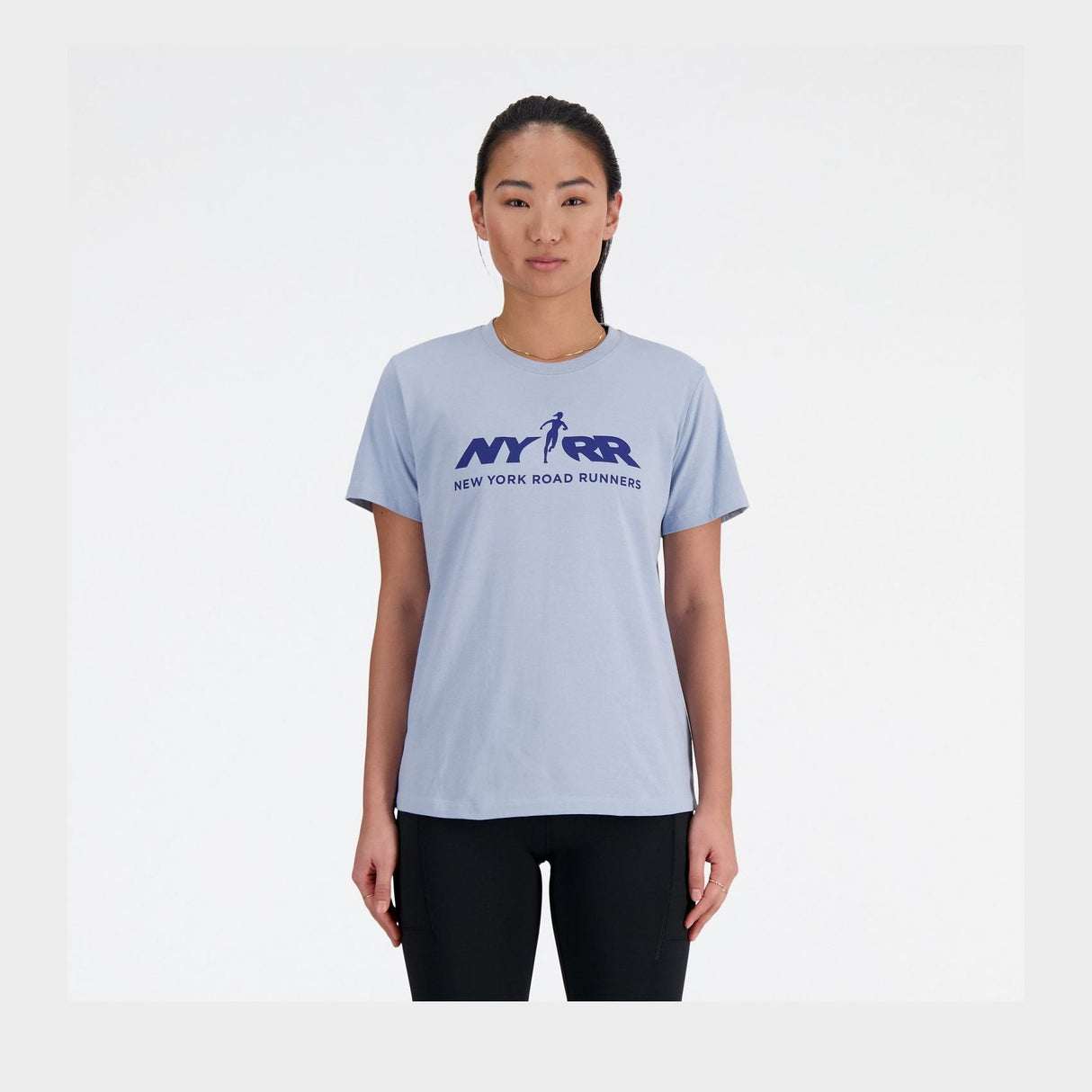 New Balance Women's Run For Life Crew Graphic T-Shirt-1