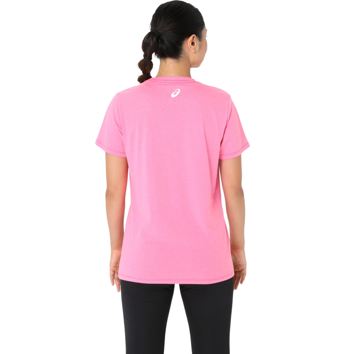 Asics Women's Carnation Short Sleeve V-Neck Womens Apparel Shirts & Tops