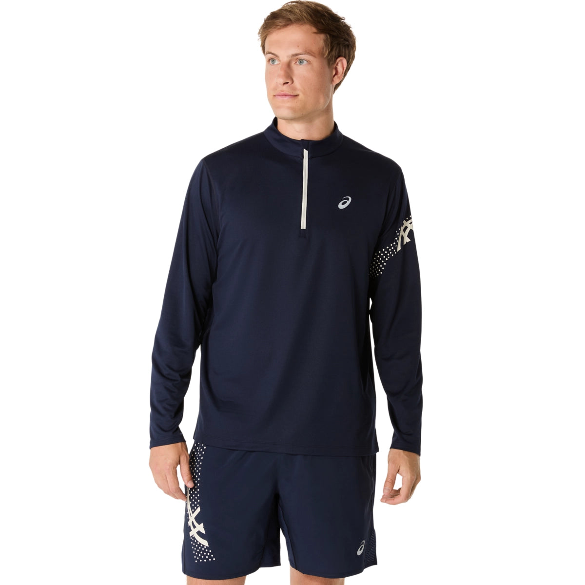 Asics Men's Icon Long Sleeve 1/2 Zip Mens Apparel Sweatshirts & Fleece