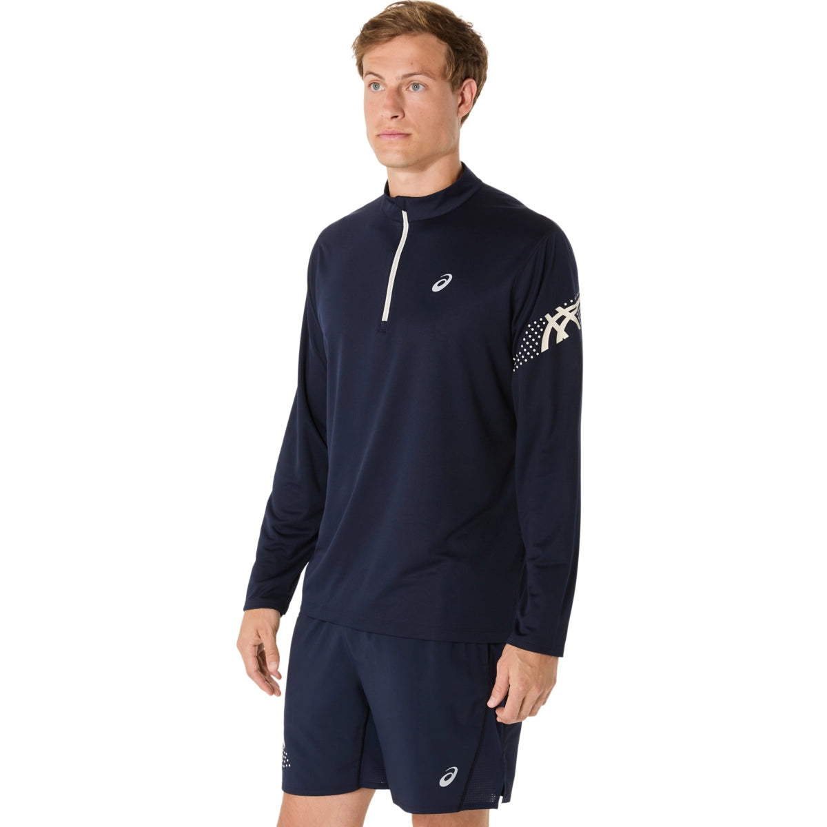 Asics Men's Icon Long Sleeve 1/2 Zip Mens Apparel Sweatshirts & Fleece