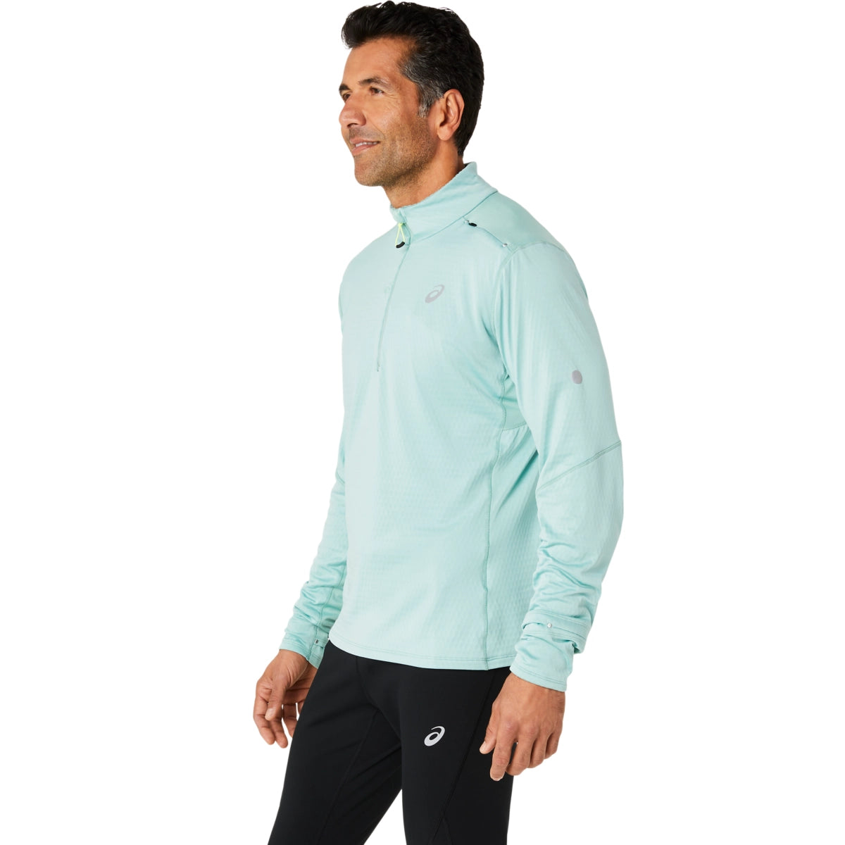Asics Men's Road Winter 1/2 Zip Mid Layer Mens Apparel Sweatshirts & Fleece