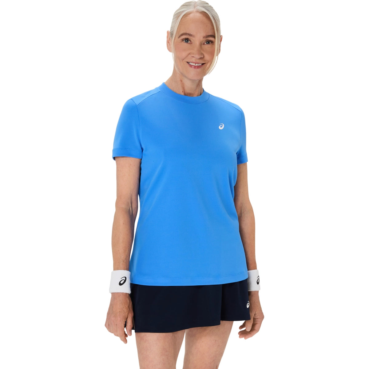 Asics Women's Court Short Sleeve Top Tennis & Racquet Apparel All