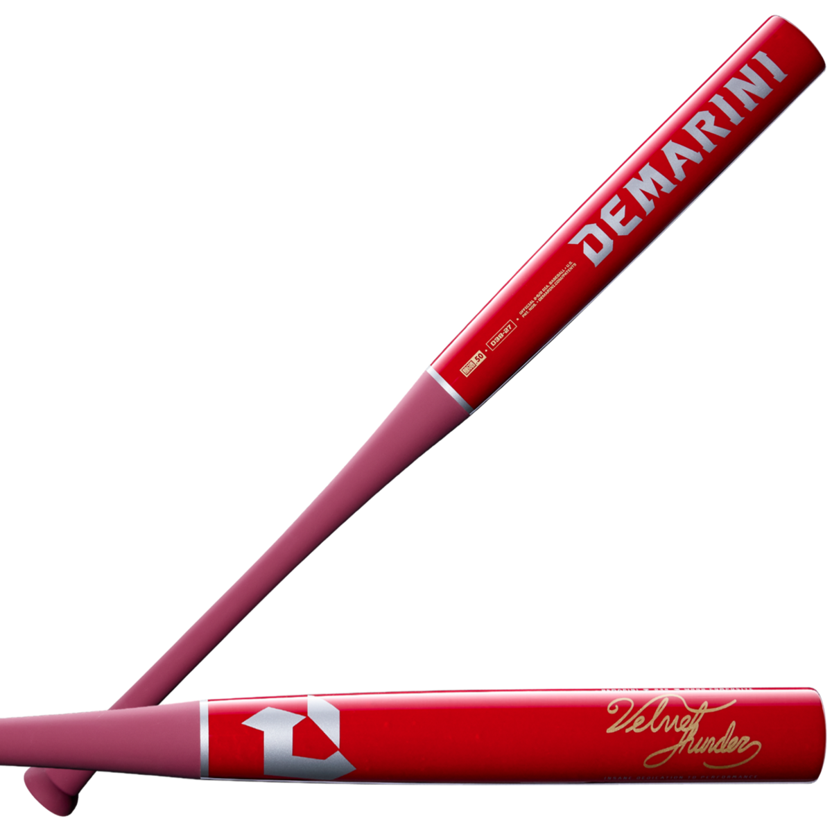 DeMarini Adult 2027 Velvet Thunder D38 -3 BBCOR Baseball Bat-6