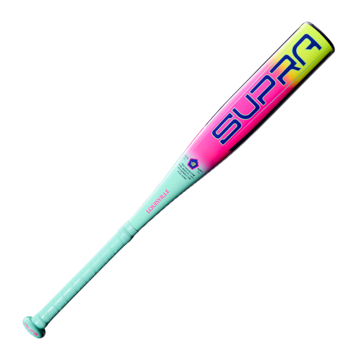 Louisville Slugger Adult 2027 Supra Junior Big Barrel -10 2 3/4" USSSA Baseball Bat-7