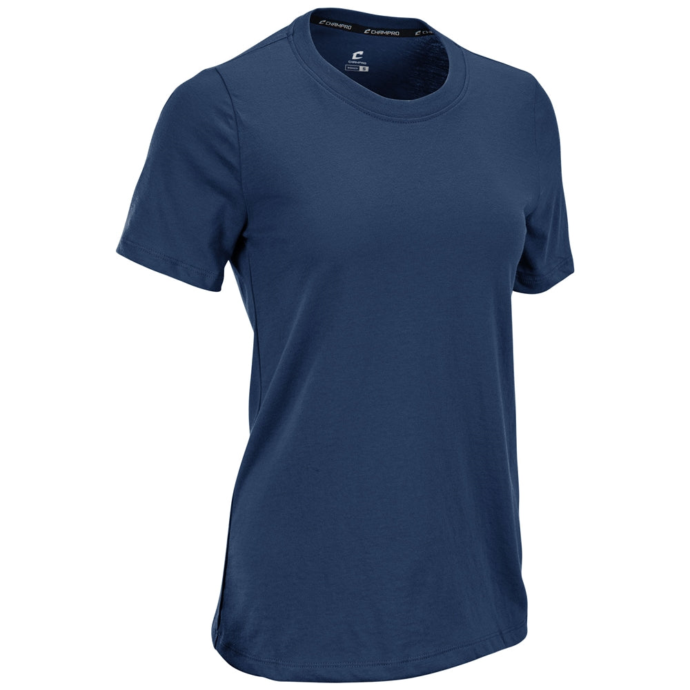 Champro Women's Tackle Crew Neck Tee-1