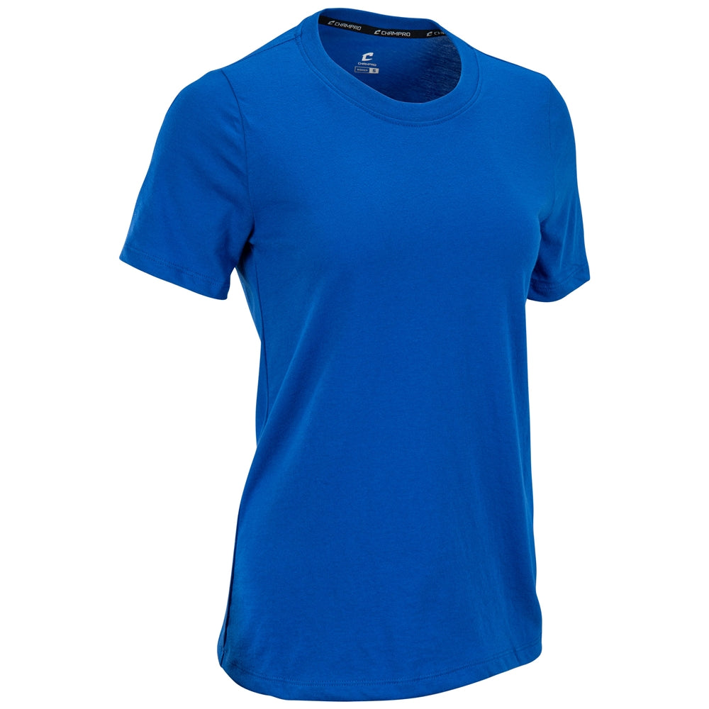 Champro Women's Tackle Crew Neck Tee Womens Apparel Shirts & Tops