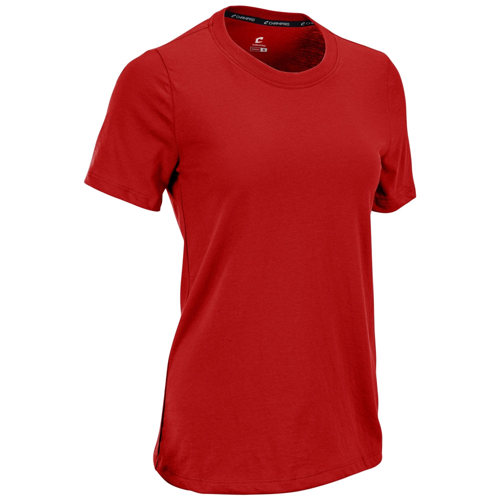 Champro Women's Tackle Crew Neck Tee Womens Apparel Shirts & Tops