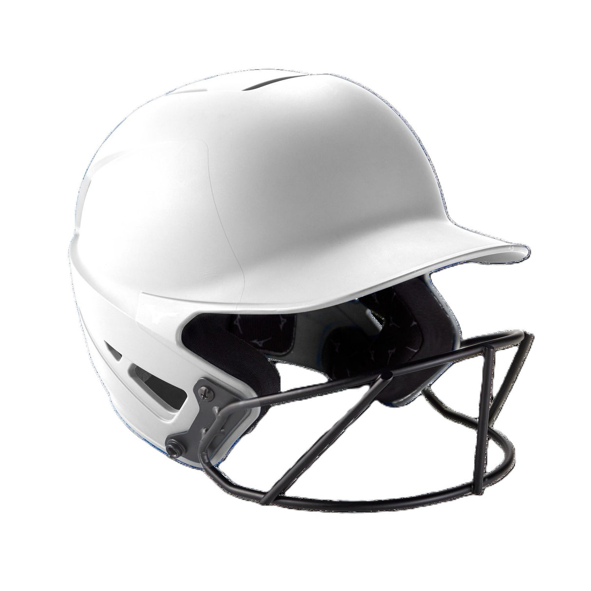 Mizuno Adult F6 Solid Softball Batting Helmet with Attached Facemask